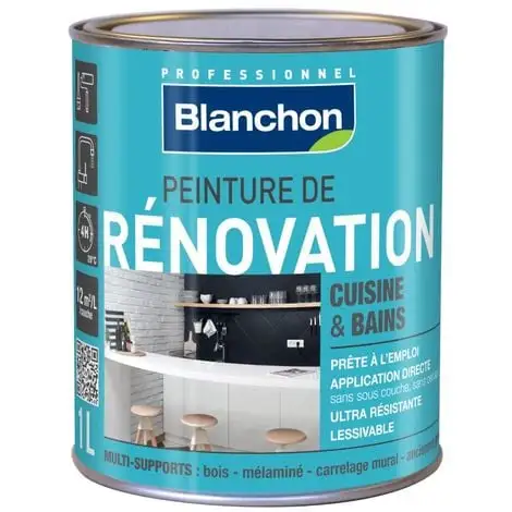 BLANCHON Peinture Rénovation Cuisine & Salle De Bain 1L Gris Clair 4 BLANCHON Peinture Rénovation Cuisine & Salle De Bain 1L Gris Clair -BLANCHON Soldes 18263038 1