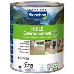 Blanchon Soldes 60 BLANCHON Huile Parquet Environnement - Bois Brut 1L - Incolore