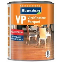Blanchon Soldes 22 BLANCHON Vitrificateur Parquet VP 1L Mat Soie / Cire Naturelle - Incolore
