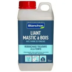 Blanchon Soldes 73 Liant Mastic à Bois BLANCHON Réparation Parquet Avec Farine De Ponçage | Conditionnement: 1 Litre