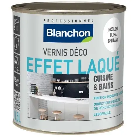BLANCHON Vernis Déco Effet Laqué Pour Cuisine Et Bains - 0,5 L 5 BLANCHON Vernis Déco Effet Laqué Pour Cuisine Et Bains - 0,5 L -BLANCHON Soldes 5092462 1