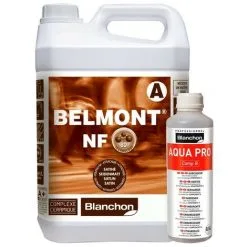 Blanchon Soldes 10 Vitrificateur Parquet BLANCHON Belmont® NF Bi-composant Très Haut Trafic Dans Lieux Publics 10L | Conditionnement: 10 Litres - Finition: Satin